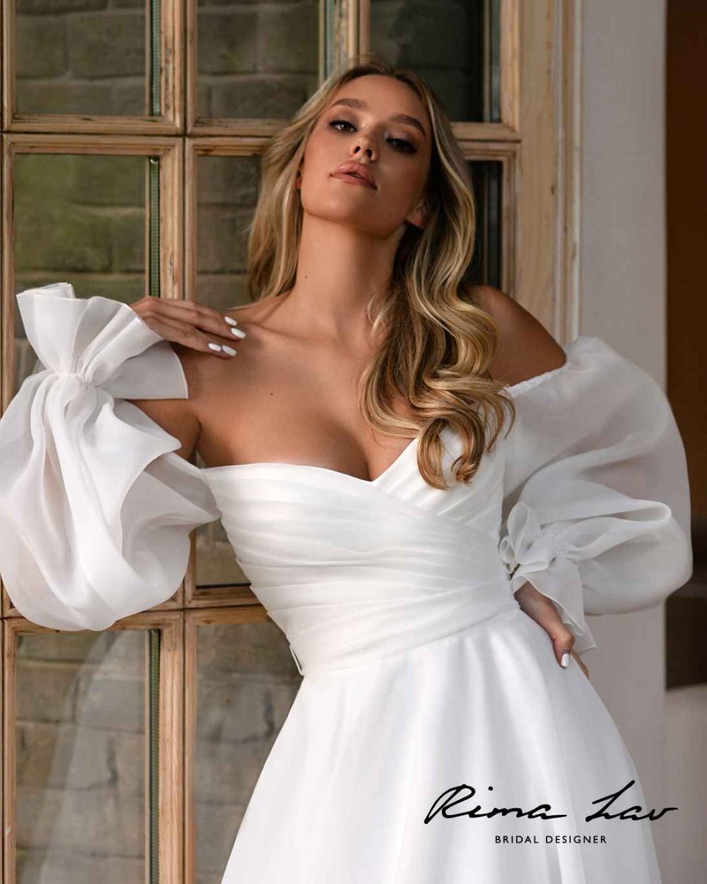 Свадебное платье Каталина с длинными рукавами