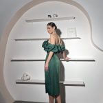 Вечернее платье Милти мини Изумруд