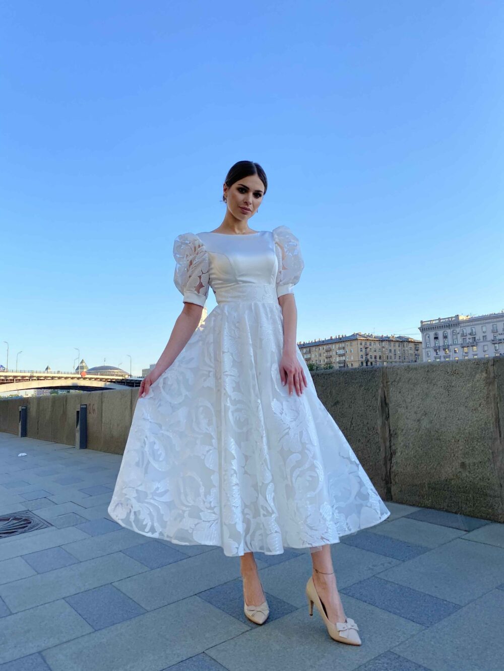 Свадебное платье Николь миди