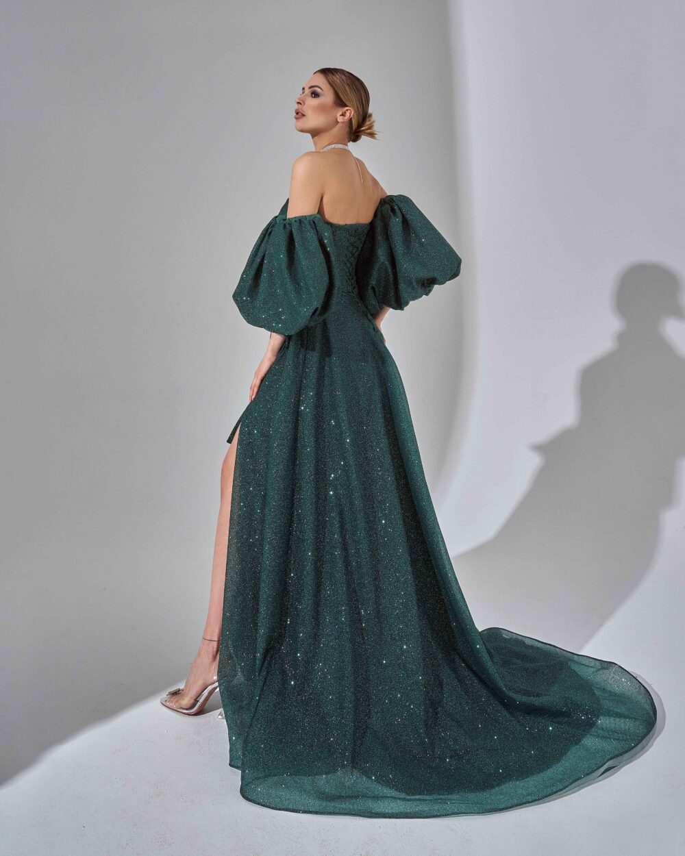 Вечернее платье Белс З с длинными рукавами
