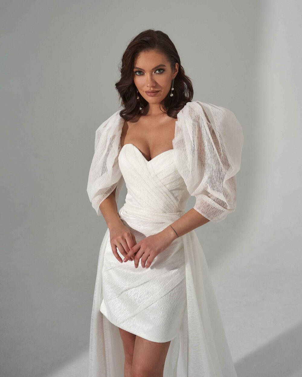 Свадебное платье Флора П со шлейфом