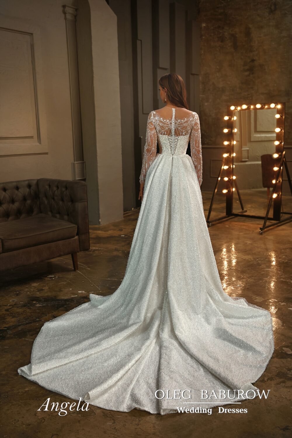 Свадебное платье Ангела со шлейфом