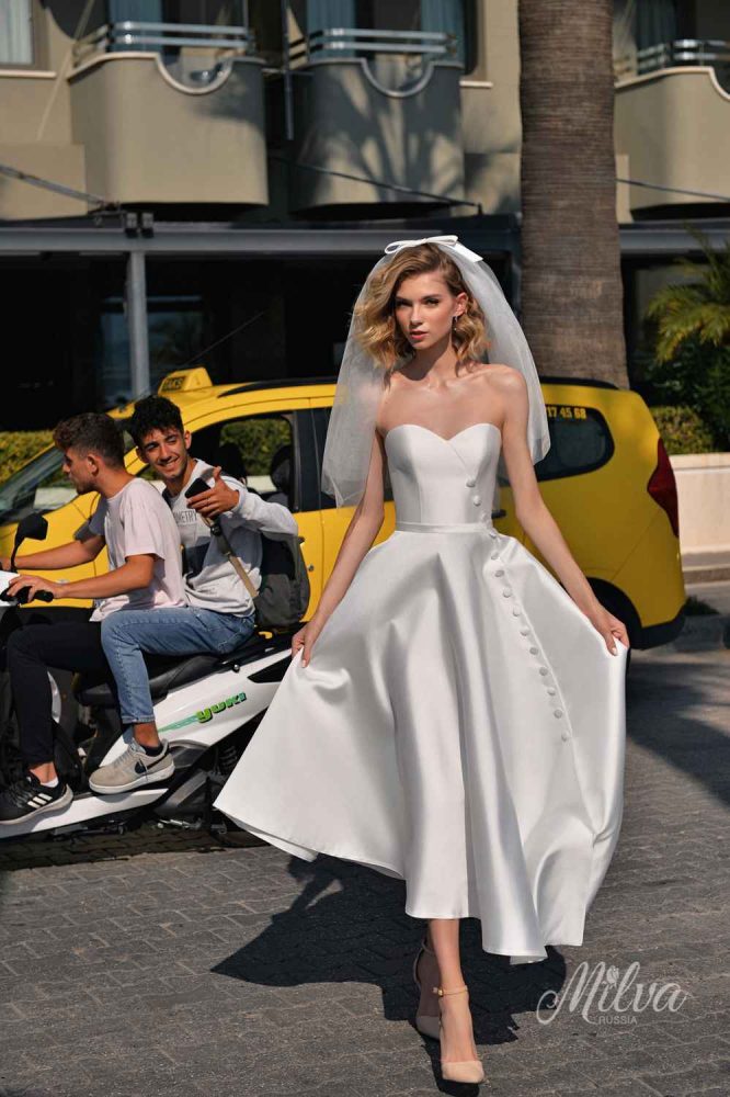 Свадебное платье без рукавов Кэтлин