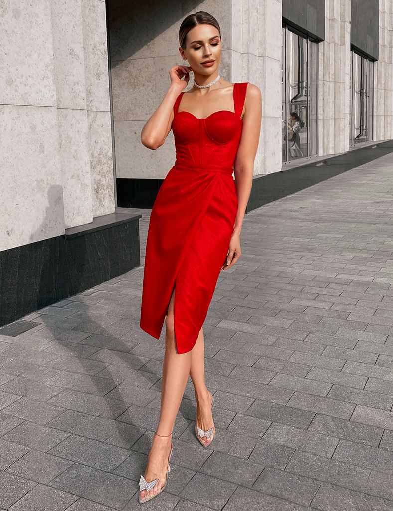 Вечернее платье Кэтрин красный