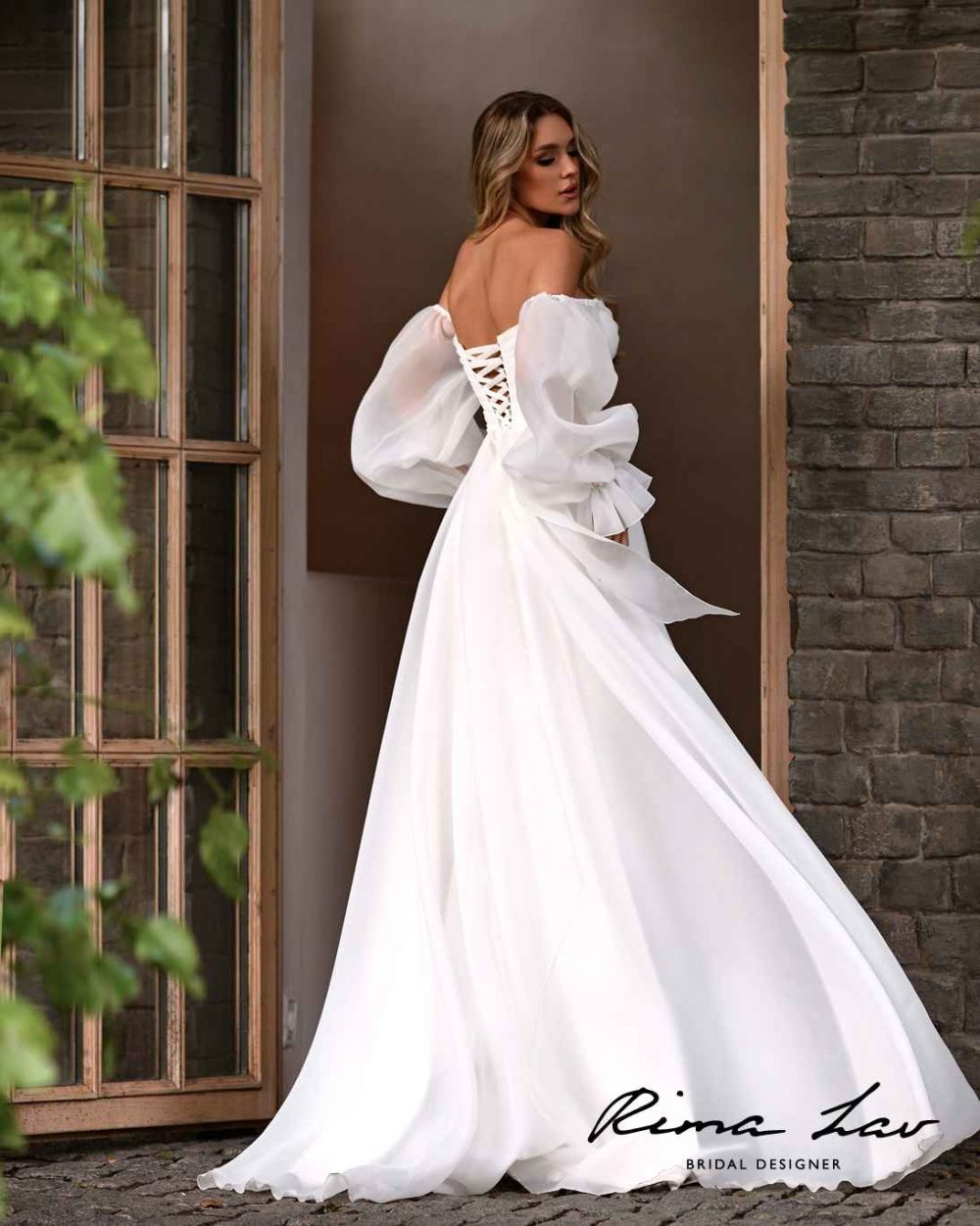 Свадебное платье Каталина с длинными рукавами