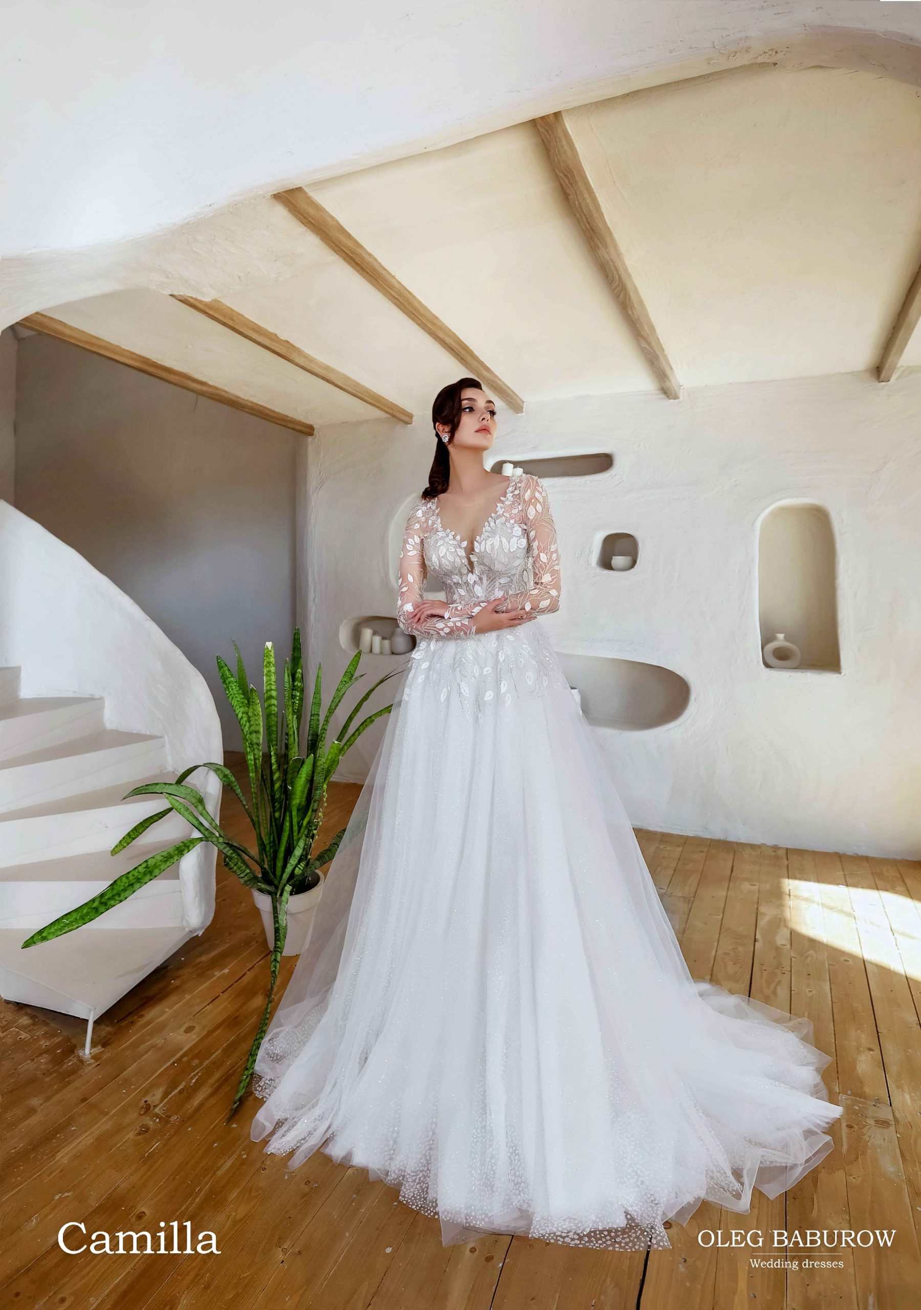 Свадебное платье белое Камилла