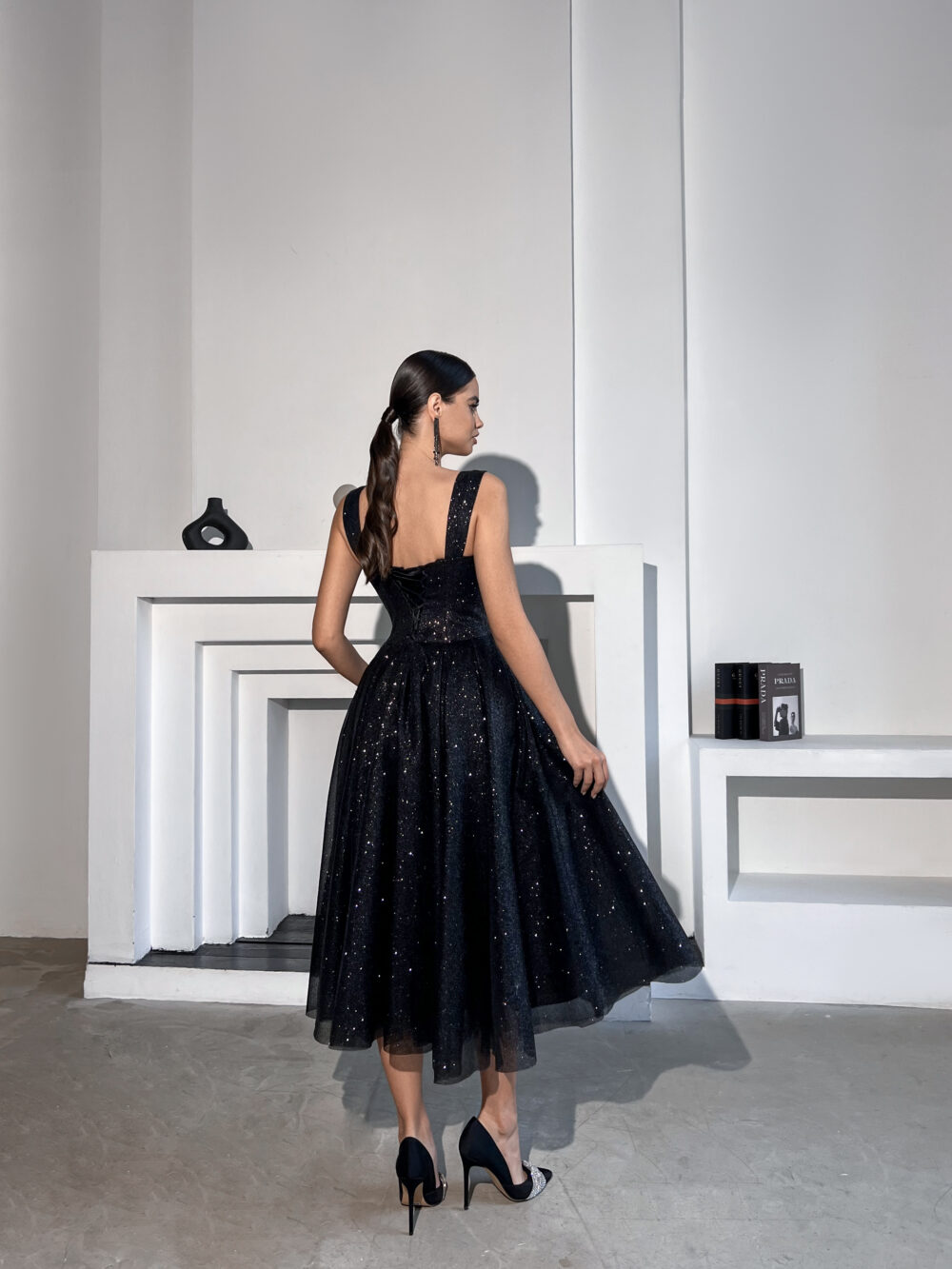 Вечернее платье Ливи Черный