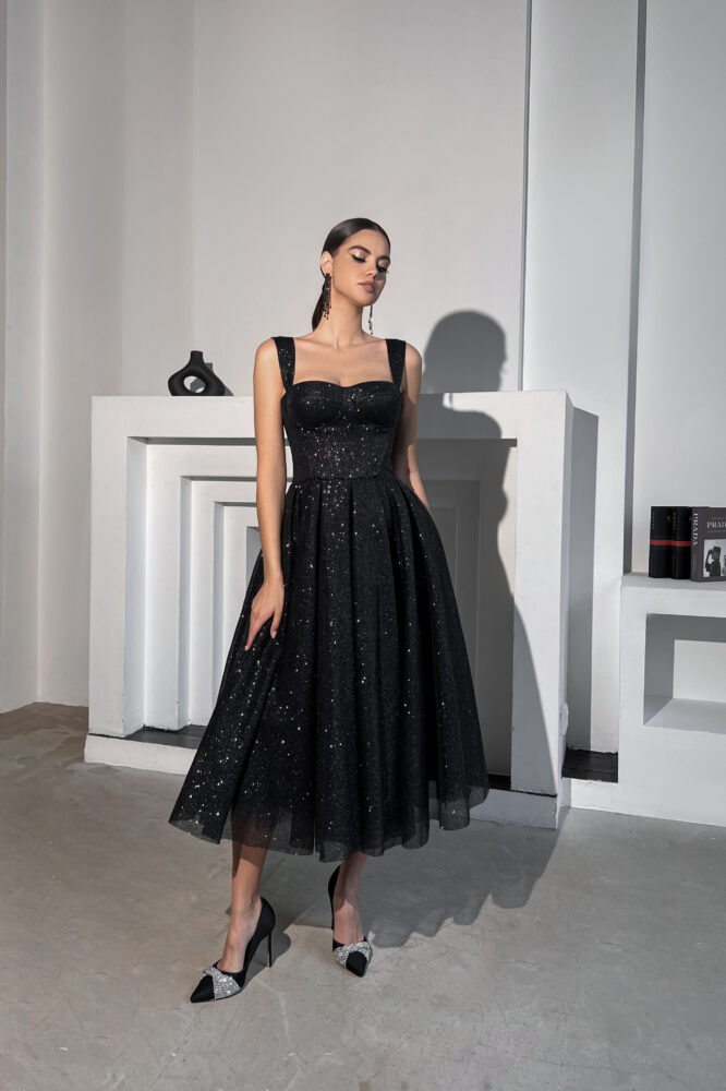 Вечернее платье Ливи Черный