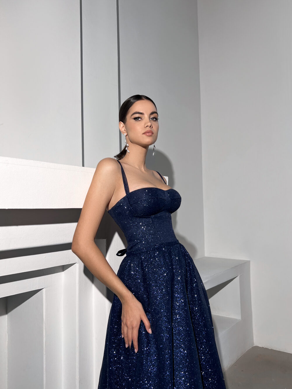 Вечернее платье Ливи Синий