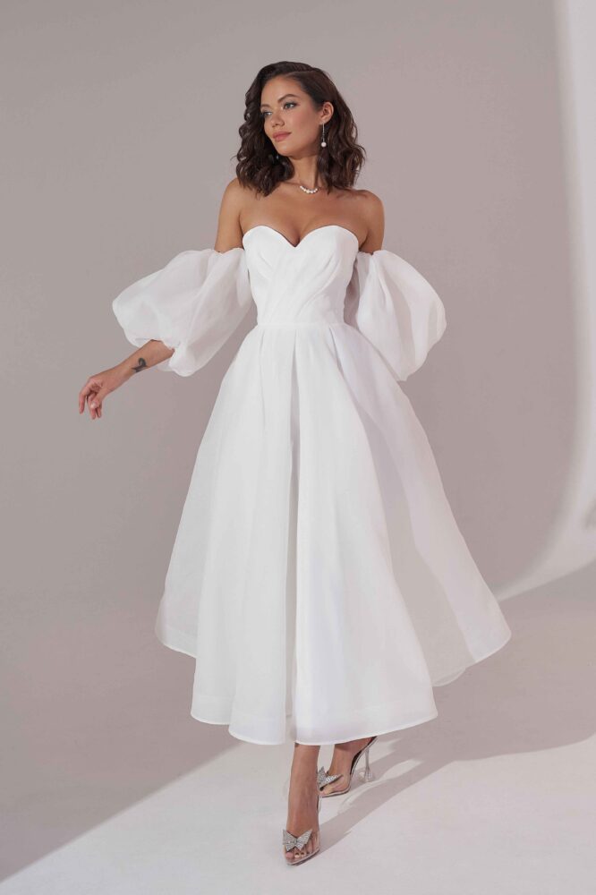 Свадебное платье Мартини миди